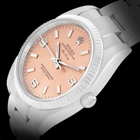 quale vip indissa il rolex air ling quadrante rosa|rolex air king spotting.